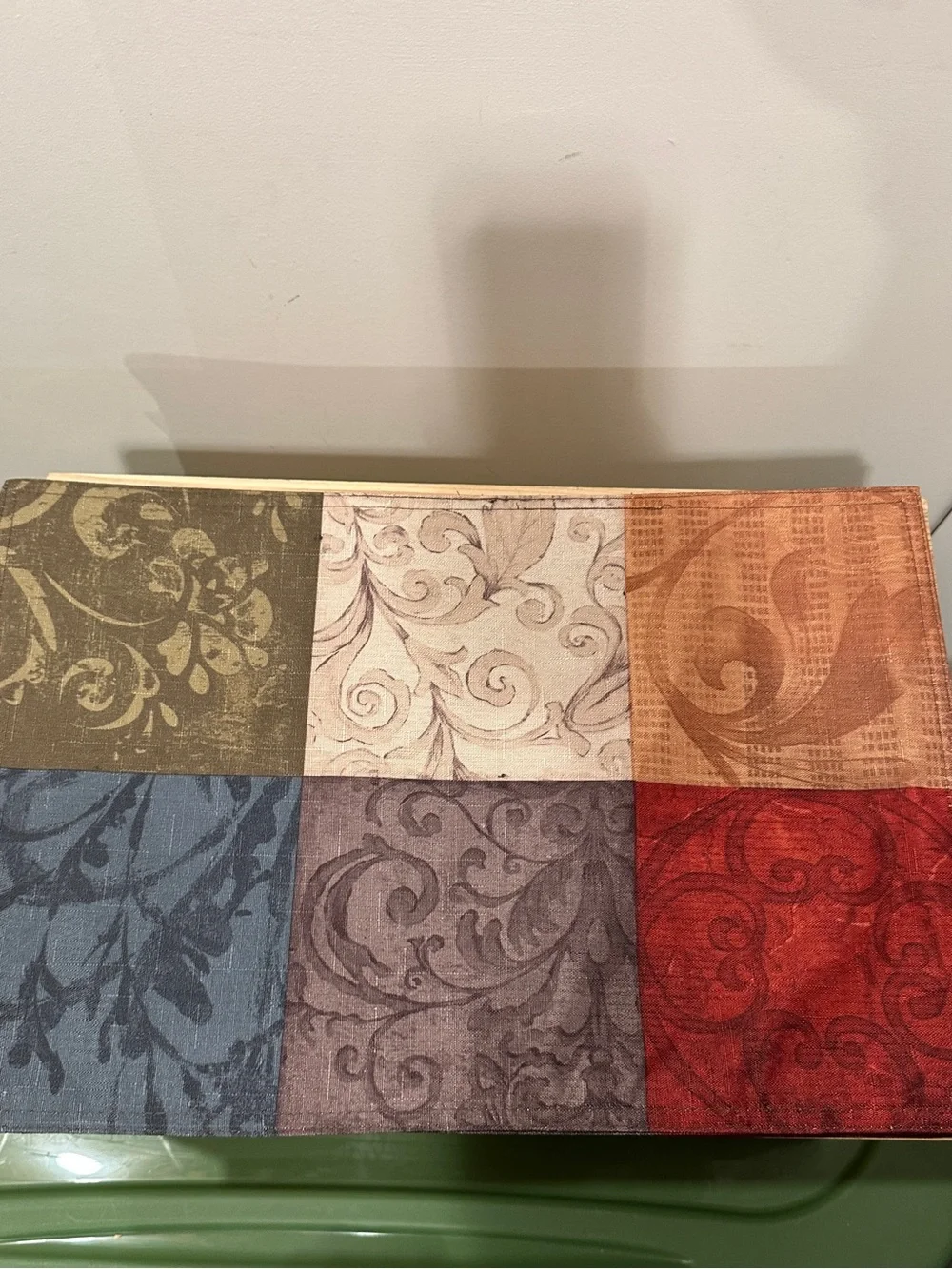 Mainstays Patchwork Set of 4 Placemats 13”x 18”